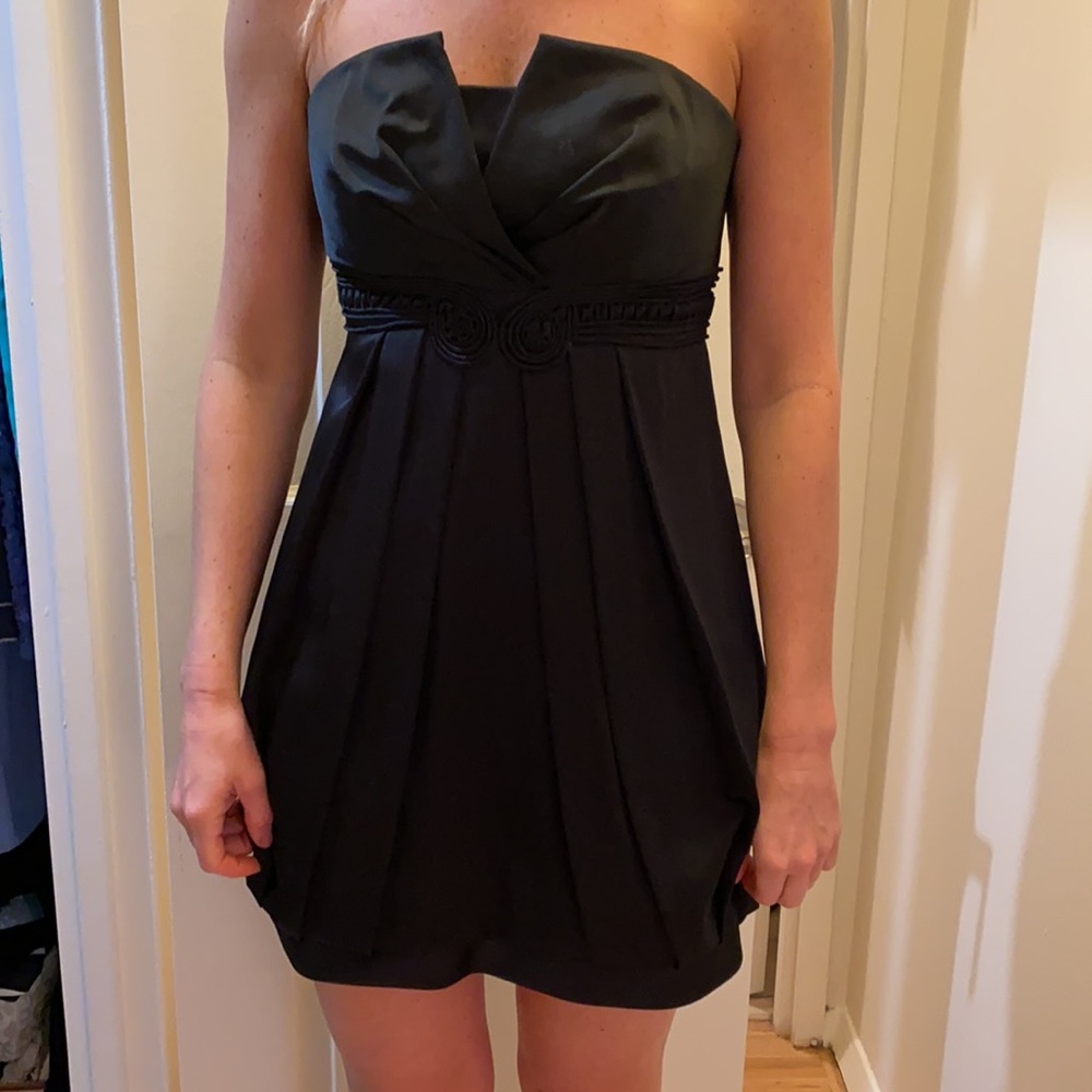 Black cocktail or wedding dress